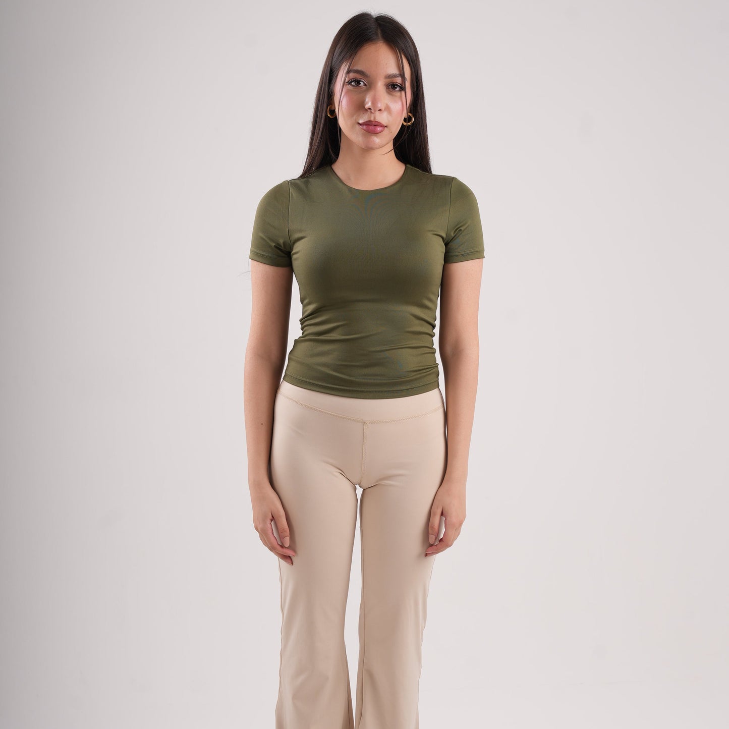 Dual-Layer Short Sleeve Top