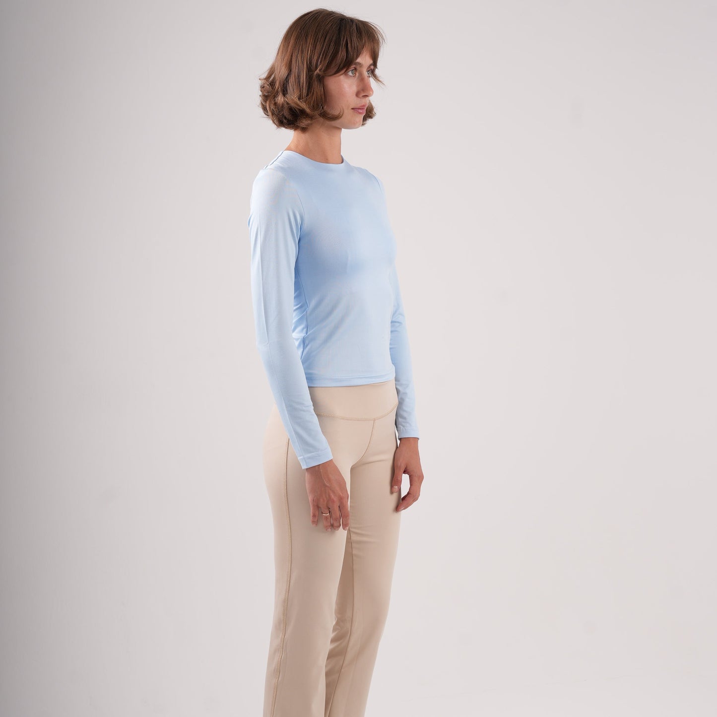 Dual-Layer Long Sleeve Top