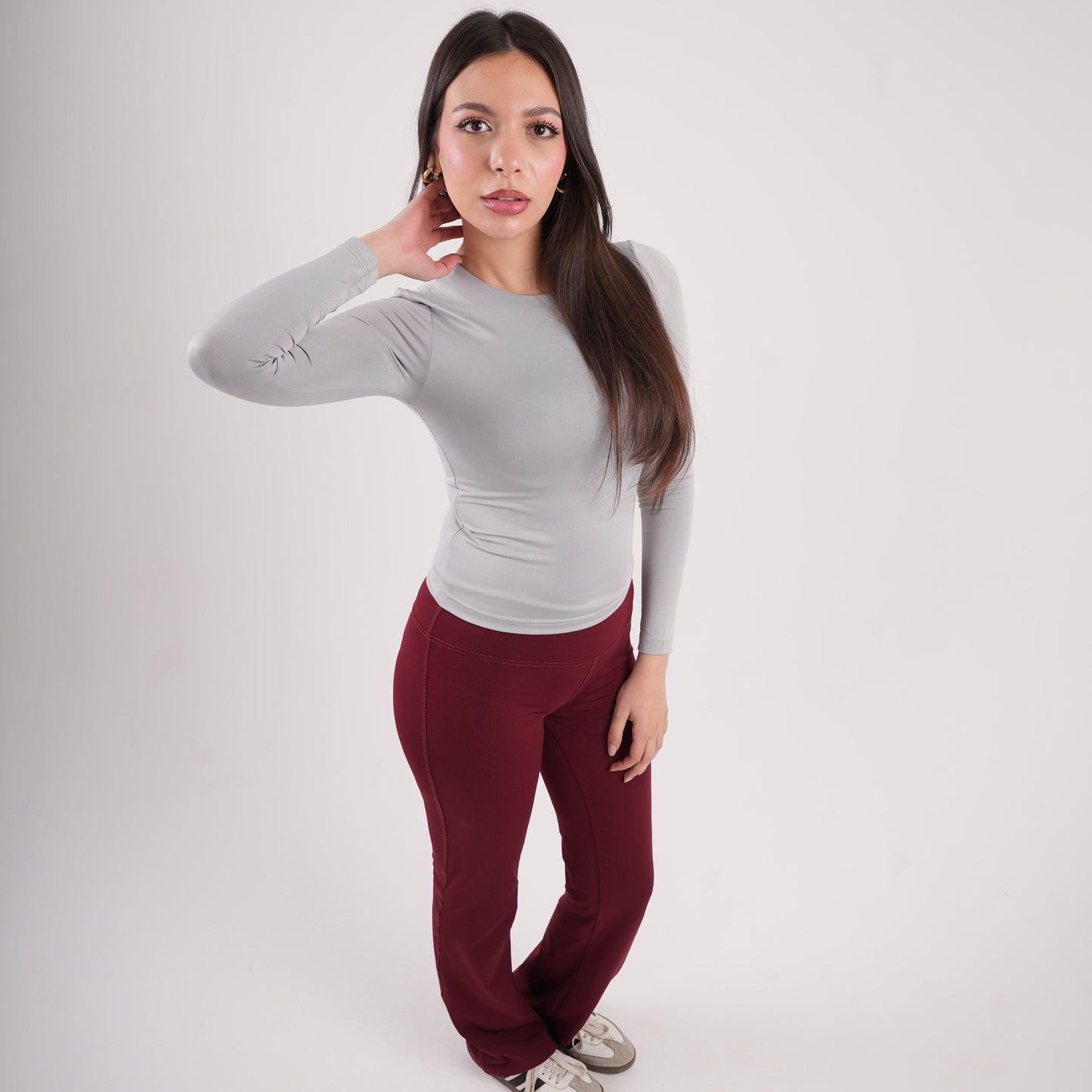 Dual-Layer Long Sleeve Top