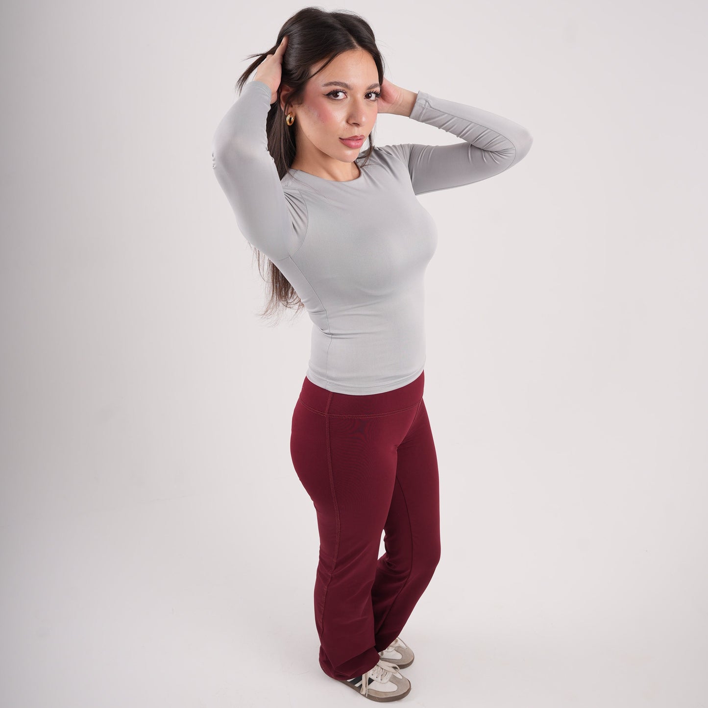 Dual-Layer Long Sleeve Top