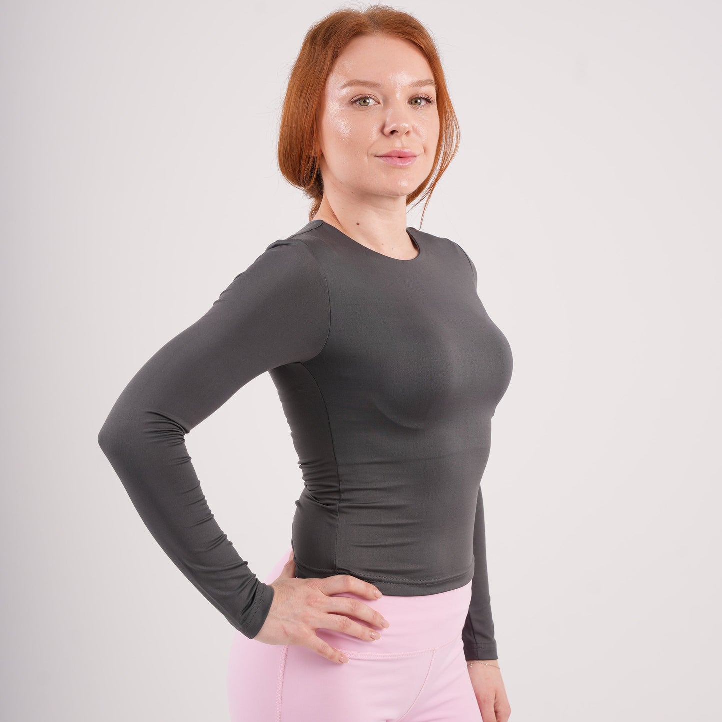 Dual-Layer Long Sleeve Top