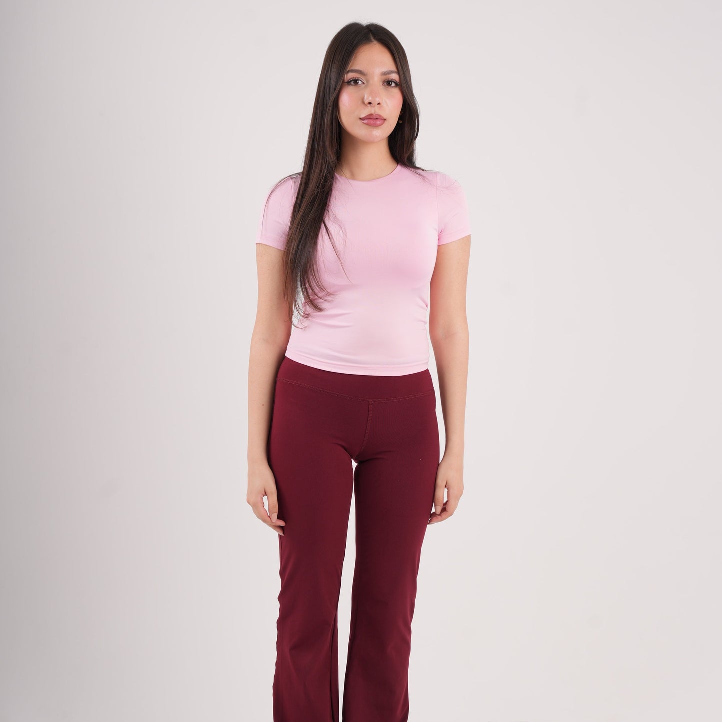 Dual-Layer Short Sleeve Top