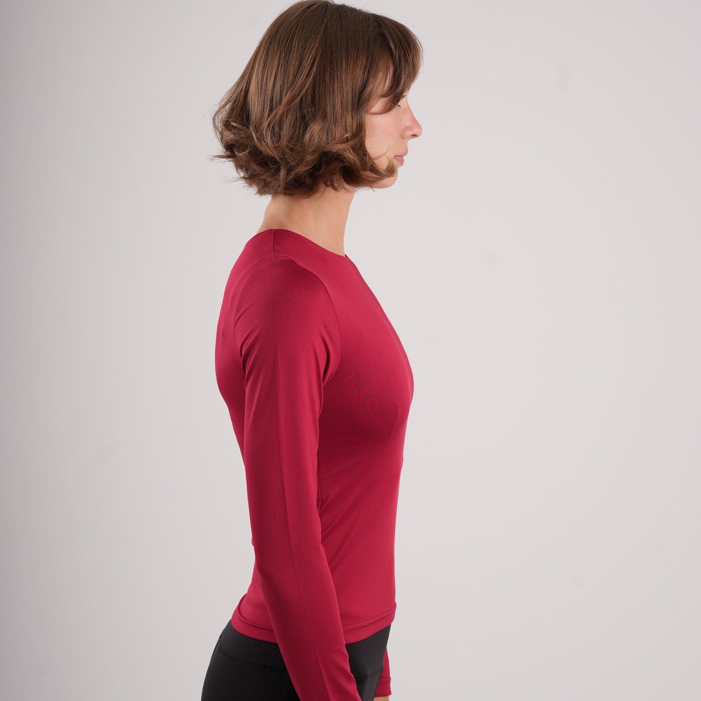 Dual-Layer Long Sleeve Top